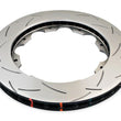 Load image into Gallery viewer, DBA 09+ Nissan GT-R Rear T3 Slotted 5000 Series Brembo Only Replacement Rotor (No hardware or hat) - Side View