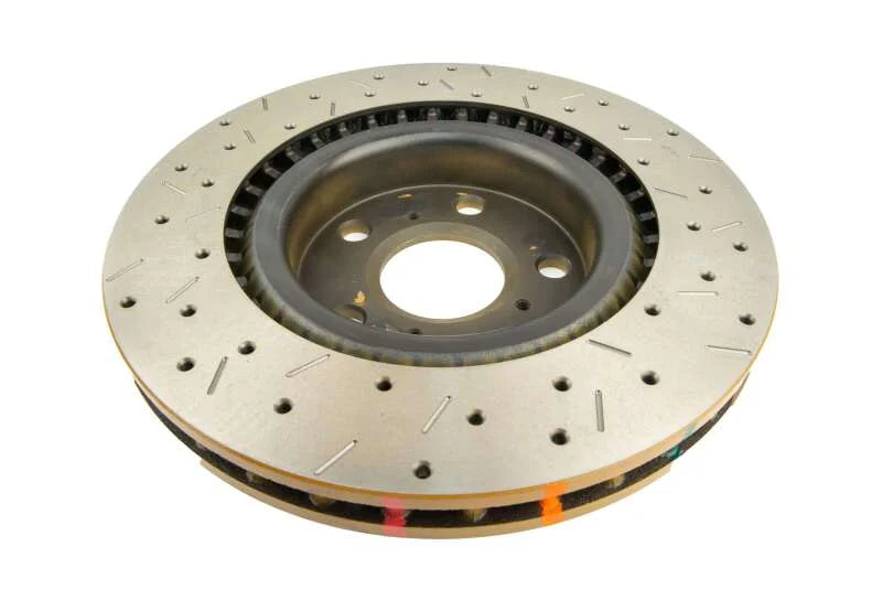 DBA 09 Pontiac G8 V8 6.0L Front Drilled & Slotted 4000 Series Rotor - Back View