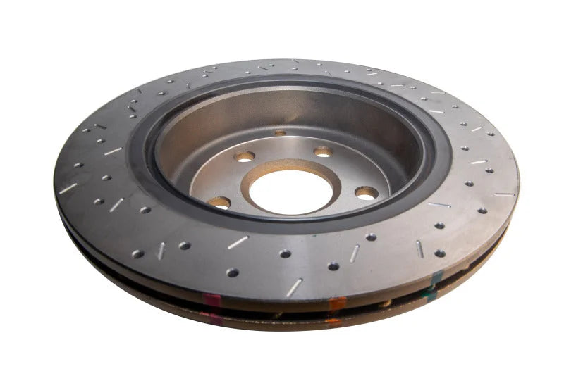 DBA 09 Pontiac G8 V8 6.0L Rear Drilled & Slotted 4000 Series Rotor - Back View