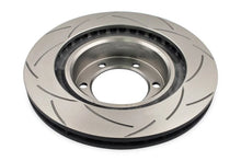 Load image into Gallery viewer, DBA 09/02+ Toyota Landcruiser / 03-08 4-Runner 17in Wheel Front Slotted Street Series Rotor - Back View