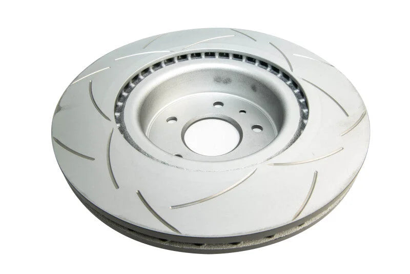 DBA 10-13 Renault Megane III RS 2.0L Front Slotted Street Series Rotor - Back View