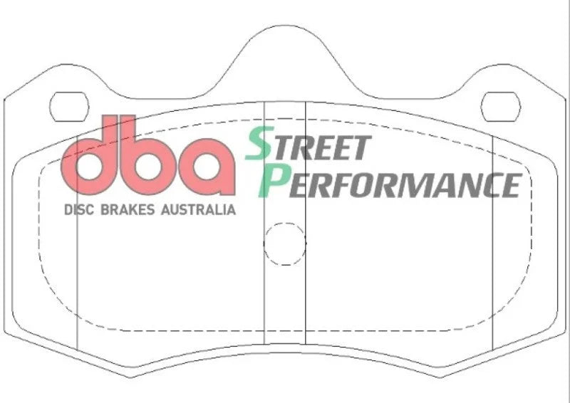 DBA 10-14 Lotus Evora SP Performance Front Brake Pads - Installation View