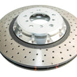 Load image into Gallery viewer, DBA 11-13 BMW 1M (E82) / 08-13 BMW M3 (E90/92/93) 5000 Series Drilled Front Rotor - Side View