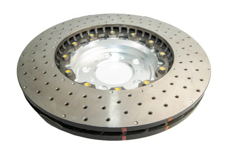 DBA 11-13 BMW 1M (E82) / 08-13 BMW M3 (E90/92/93) 5000 Series Drilled Front Rotor - Back View