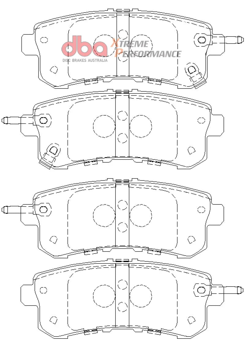 DBA 11-13 Infiniti QX56 (Rear Rotor) XP Performance Rear Brake Pads - Additional View 6