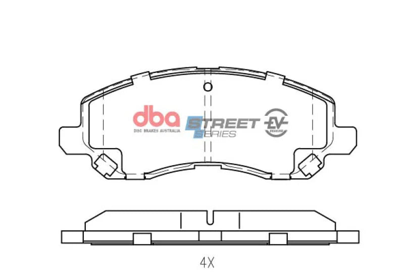 DBA 11-14 Chrysler 200 Front Street Series Brake Pads - Additional View 6