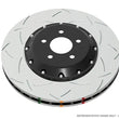 Load image into Gallery viewer, DBA 11-15 Jeep Grand Cherokee Exc. SRT8 Front T3 5000 Series Slotted Rotor w/ Black Hat 350mm - Side View