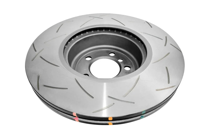 DBA 11-16 BMW 328i (F30/F31) / 2013+ BMW 428i/435i (F32/F33/F36) Front Slotted 4000 Series Rotor - Back View