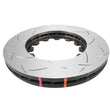 Load image into Gallery viewer, DBA 11-17 Jeep Grand Cherokee Trackhawk (6.2L V8) 5000 Series T3 Slotted KP Brake Rotor - w/Nas Nuts - Side View