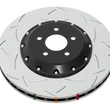 Load image into Gallery viewer, DBA 11-17 Jeep Grand Cherokee Trackhawk (6.2L V8) 5000 Series T3 Slotted KP Brake Rotor - w/Nas Nuts - Installation View