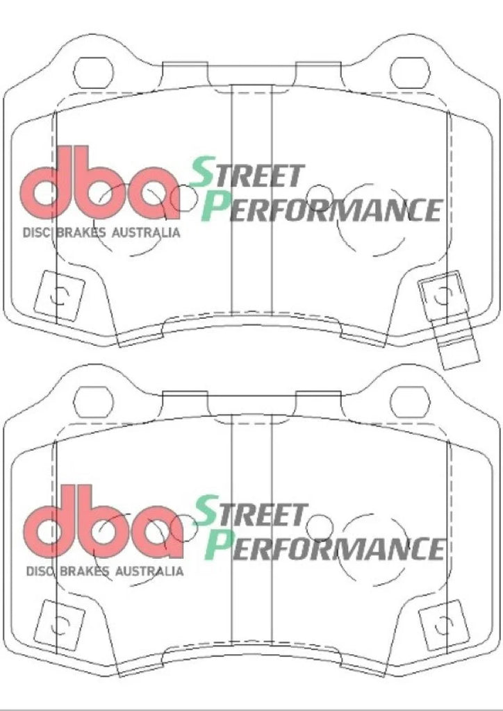 DBA 11-22 Jeep Grand Cherokee SP Performance Rear Brake Pads - Additional View 9