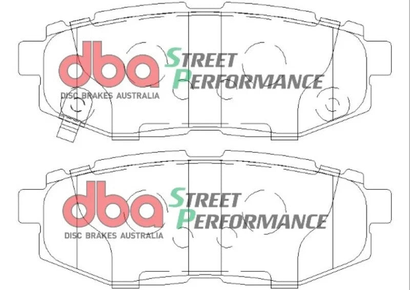 DBA 11+ Subaru Legacy GT SP500 Rear Brake Pads - Additional View 10