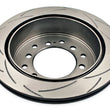Load image into Gallery viewer, DBA 11+ Toyota Landcruiser 150 Series/Prado 150/10-13 Lexus GX460 Rear Slotted Street Series Rotor - Back View