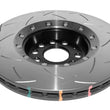 Load image into Gallery viewer, DBA 12-13 Volkswagen Golf R Front 5000 Series Slotted Rotor w/Black Hat - Side View