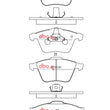Load image into Gallery viewer, DBA 12-13 Volkswagen Golf R Front RP Performance Brake Pads - Additional View 5