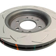 Load image into Gallery viewer, DBA 12-14 Ford F-150 (6 Lug) Front Slotted KP 4X4 Survival 4000 Series Rotor - Side View