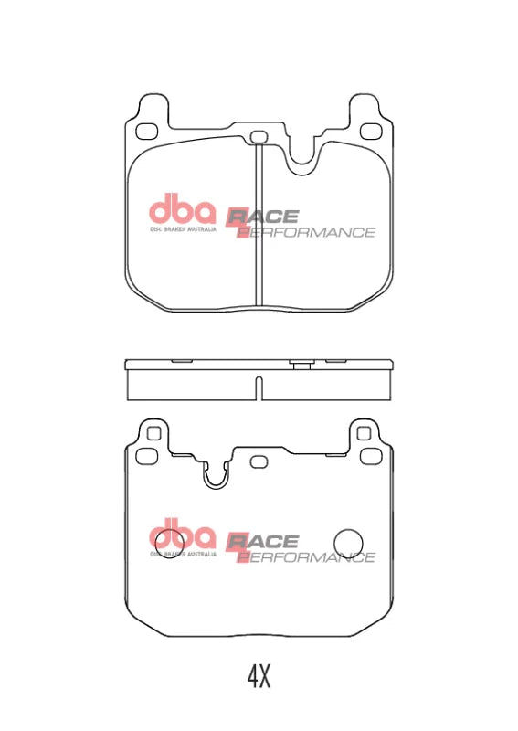 DBA 12-19 BMW 3-Series (F30) Front RP Performance Brake Pads - Installation View