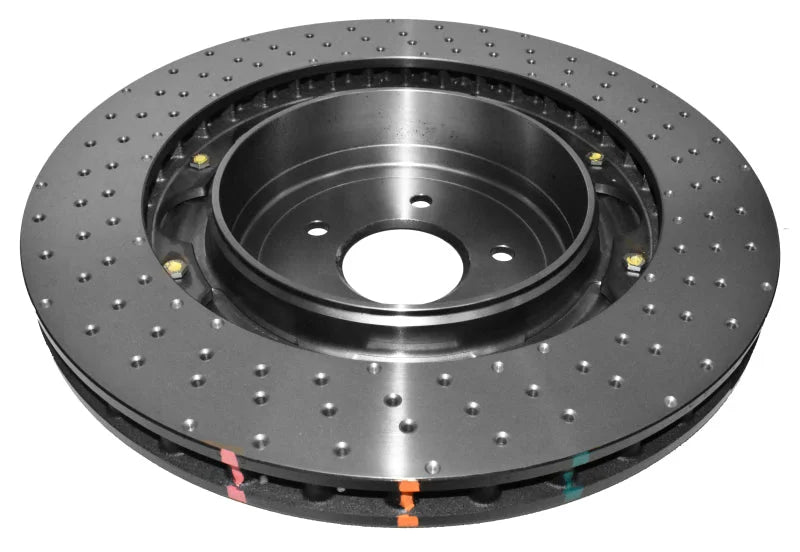 DBA 12-19 Jeep Grand Cherokee SRT8 5000 Series Drilled Front Brake Rotor 2 Piece w/ Hats - Additional View 5