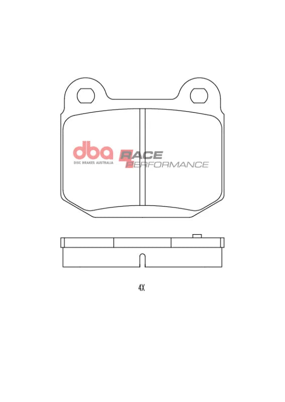 DBA 12-21 Subaru BRZ / 01-15 Subaru WRX STI Rear Race Performance Brake Pads - Additional View 5