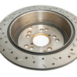 Load image into Gallery viewer, DBA 12+ Subaru/Scion BRZ/FR-S (AU Spec) 10 Lug Slot Rear Drilled &amp; Slotted 4000 Series Rotor - Side View