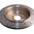 Load image into Gallery viewer, DBA 12+ Subaru/Scion BRZ/FR-S (AU Spec) 10 Lug Slot Rear Drilled &amp; Slotted Street Series Rotors - Side View
