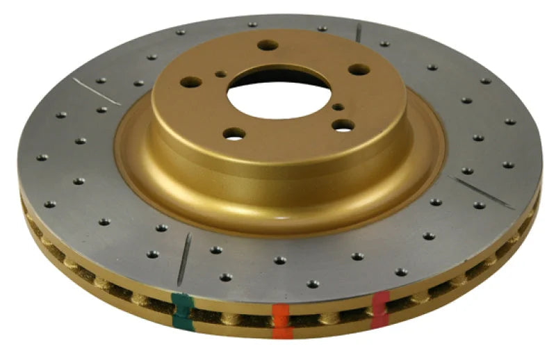 DBA 12+ Subaru/Scion BRZ/FR-S Limited&Premium (US Spec) Front Drilled & Slotted Street Series Rotor - Side View