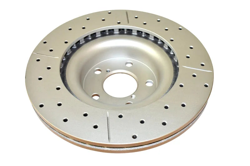 DBA 12+ Subaru/Scion BRZ/FR-S Limited&Premium (US Spec) Front Drilled & Slotted Street Series Rotor - Installation View