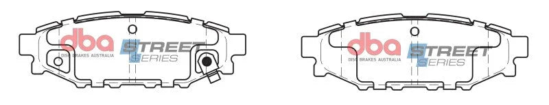 DBA 13-16 Scion FR-S (Solid Rear Rotor) Street Series Rear Brake Pads - Additional View 5