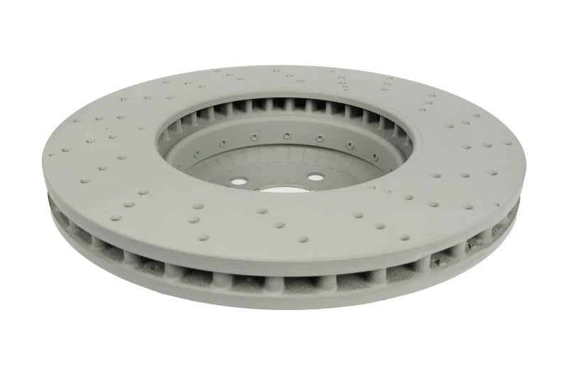 DBA 13-17 Mercedes-Benz S400 Hybrid (W222) Street Series OE Drilled Front Brake Rotor - Side View