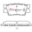 Load image into Gallery viewer, DBA 13-18 Lexus ES300h Rear SSEV Street Series Brake Pads - Additional View 6