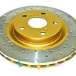 Load image into Gallery viewer, DBA 13-19 Lexus ES300h Front 4000 Series Drilled &amp; Slotted Rotor - Main Product View