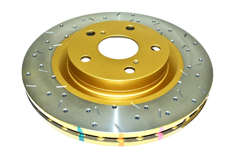 DBA 13-19 Lexus ES300h Front 4000 Series Drilled & Slotted Rotor - Main Product View