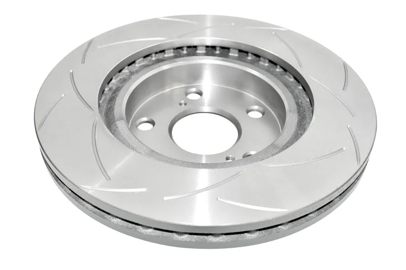 DBA 13-19 Lexus ES300h Front Street Series Slotted Brake Rotor - Back View