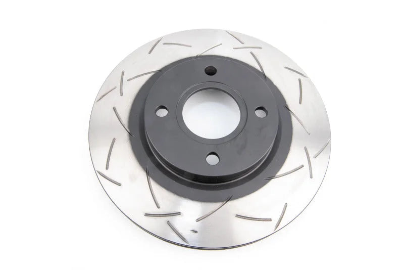 DBA 13-20 Ford Fiesta ST Front 4000 Series Slotted Rotor - Side View
