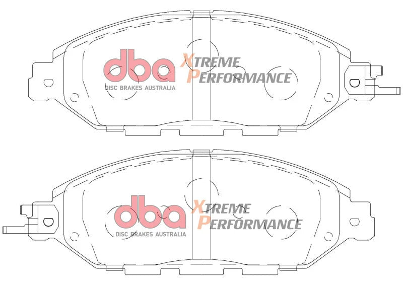 DBA 13-21 Infiniti JX35 Front XP Performance Brake Pads - Installation View