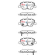 Load image into Gallery viewer, DBA 14-17 Mazda 3 (Mexico Build) Rear SSEV Street Series Brake Pads - Installation View