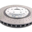 Load image into Gallery viewer, DBA 14-18 Audi RS7 Iron Rotors Front 5000 Series Drilled &amp; Slotted Rotor w/Silver Hat - Main Product View