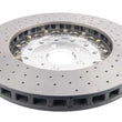 Load image into Gallery viewer, DBA 14-18 Audi RS7 Iron Rotors Front 5000 Series Drilled &amp; Slotted Rotor w/Silver Hat - Side View
