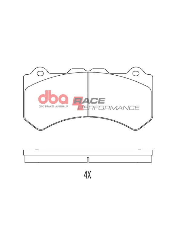 DBA 14-19 Chevrolet Corvette Z06 Front RP Performance Brake Pads - Additional View 5
