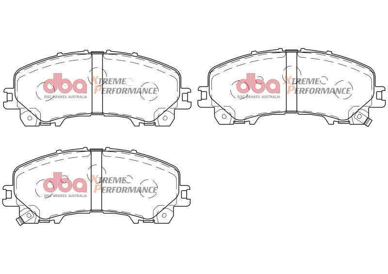DBA 14-19 Infiniti Q50 (Base & Premium Incl Hybrid) XP Performance Front Brake Pads - Additional View 5