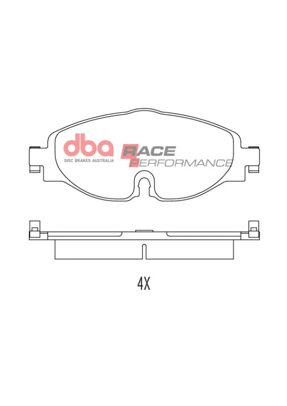 DBA 14-20 Volkswagen GTI (312mm Front Disc Excl Performance Pkg) Front RP Performance Brake Pads - Additional View 5