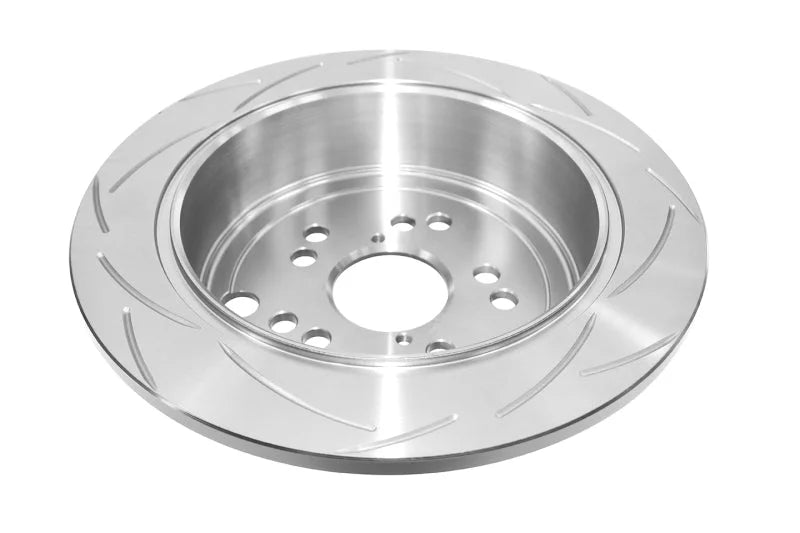 DBA 14-21 Subaru WRX / 12-21 Scion FR-S/Toyota GR 86 10 Stud Rear Slotted Street Series Rotor - Side View
