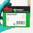 Load image into Gallery viewer, DBA 14-22 Nissan Rogue Sport Front SP Performance Brake Pads - Side View