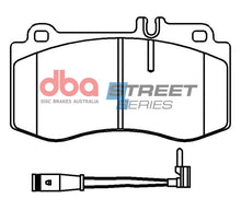 Load image into Gallery viewer, DBA 15-17 Mercedes-Benz CLS400 4Matic AWD (4 Piston Caliper) Front Street Series Brake Pads - Installation View