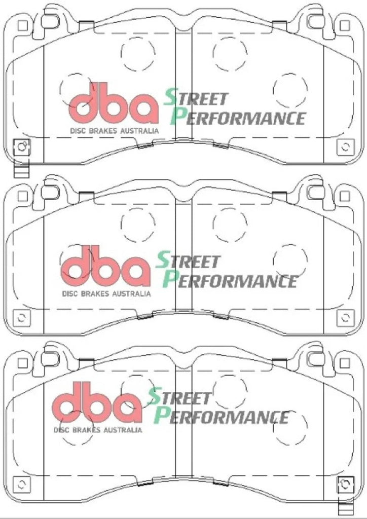 DBA 15-18 Ford Mustang GT w/ Performance Package SP500 Front Brake Pads - Additional View 7
