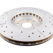 Load image into Gallery viewer, DBA 15-18 Lexus NX200t Front Drilled &amp; Slotted Street Series Rotor - Back View