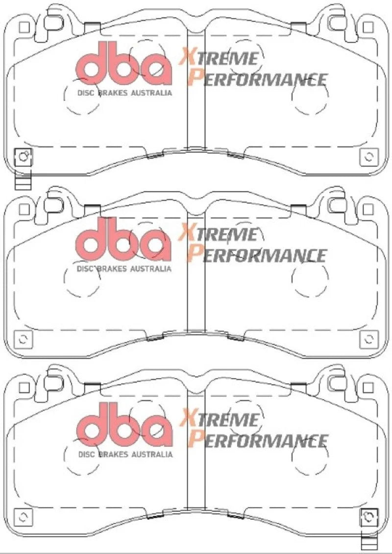 DBA 15-19 Ford Mustang GT (w/Performance Pkg/380mm Front Rotor) XP Performance Front Brake Pads - Additional View 7