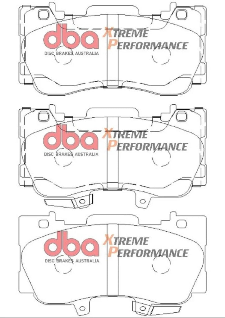 DBA 15-19 Ford Mustang GT (w/o Performance Pkg/352mm Front Rotor) XP Performance Front Brake Pads - Additional View 10
