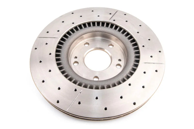 DBA 15-19 Hyundai Sonata (Excl Hybrid w/320mm Front Rotor/EPB) Front Street Series Drill&Slot Rotor - Side View