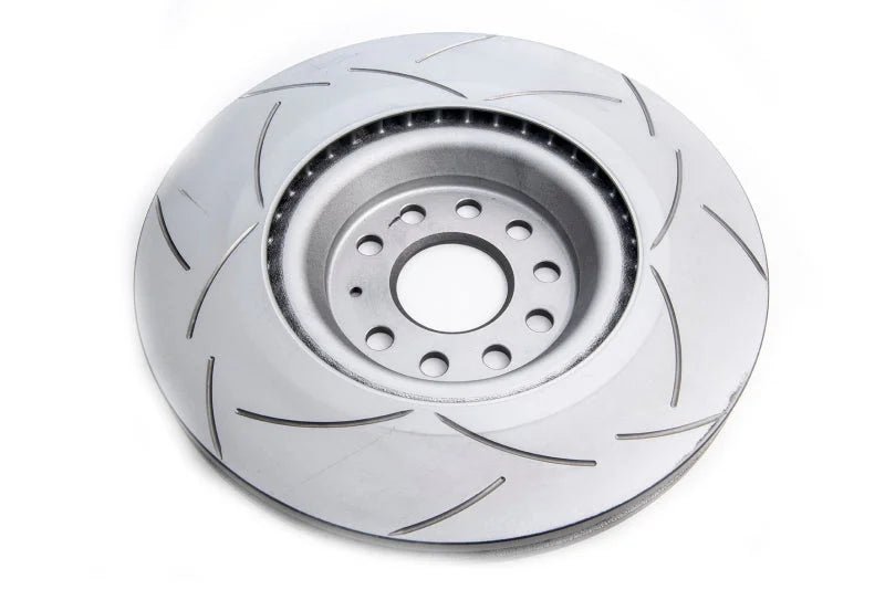 DBA 15-19 Volkswagen Golf R Front T2 Slotted Street Series Rotor - Side View